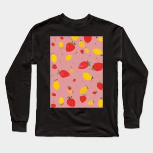 Strawberries and Lemons Long Sleeve T-Shirt